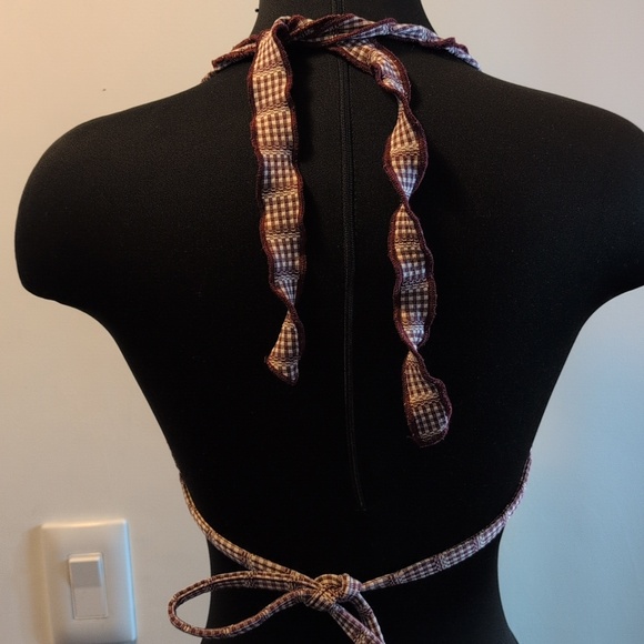 Mossimo. Bikini Top • Size Large • Boho Print Multi-Color Tribal Swim Top - Picture 5 of 6